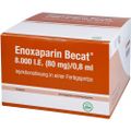 ENOXAPARIN Becat 8.000 I.E. 80mg/0,8ml ILO FS+Si.S