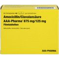 AMOXICILLIN/Clavulansäure AAA-Pharma 875 mg/125 mg