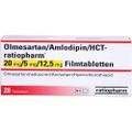 OLMESARTAN/Amlodipin/HCT-ratio 20/5/12,5 mg FTA