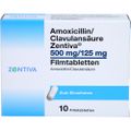 AMOXICILLIN/Clavulansäure Zentiva 500mg/125mg FTA