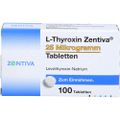 L-THYROXIN Zentiva 25 Mikrogramm Tabletten