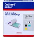 CUTIMED Sorbact Gel Kompressen 7,5x7,5 cm