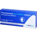 PARACETAMOL plus Coffein axicur 350 mg/50 mg Tabl.