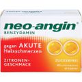 NEO-ANGIN Benzydamin Tablete de supt cu lamaie pentru Dureri Acute în Gât