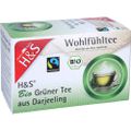 H&amp;S Bio Grüner Tee aus Darjeeling Filterbeutel