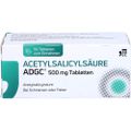 ACETYLSALICYLSÄURE ADGC 500 mg Tabletten