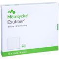 EXUFIBER 10x10 cm Gel-Faserverband