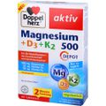 DOPPELHERZ Magnesium 500+D3+K2 Depot Tabletten