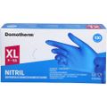 DOMOTHERM Unt.Handschuhe Nitril unsteril pf XL bl.