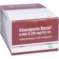 ENOXAPARIN Becat 2.000 I.E. 20mg/0,2ml Inj.-Lsg.FS