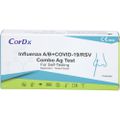 CORDX Influenza A/B+COVID-19/RSV Combo Ag Laie Nas