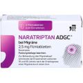 NARATRIPTAN ADGC bei Migräne 2,5 mg Filmtabletten