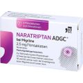 NARATRIPTAN ADGC bei Migräne 2,5 mg Filmtabletten