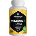 VITAMIN C 1000 mg hochdosiert+Zink vegan Tabletten