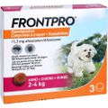 FRONTPRO 11 mg Kautabletten f.Hunde 2-4 kg