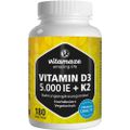 VITAMIN D3 K2 5000 I.E./100 μg hochdosiert Tabl.