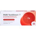 PARI TestDirect EISENMANGEL Selbsttest Blut