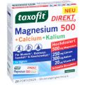 TAXOFIT Magnesium 500+Calcium+Kalium Direkt Gran.