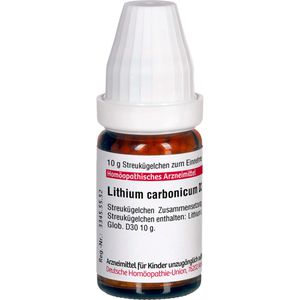 LITHIUM CARBONICUM D 30 Globuli