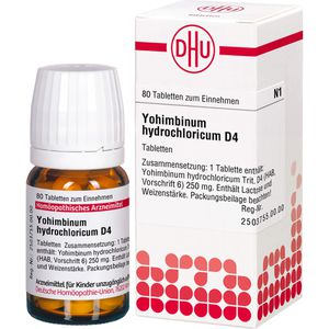 Yohimbinum Hydrochloricum D 4 Tabletten 80 St