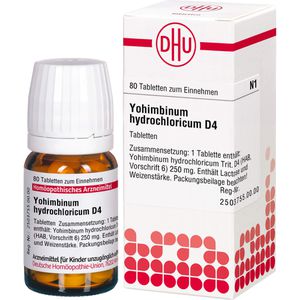 YOHIMBINUM HYDROCHLORICUM D 4 Tablete