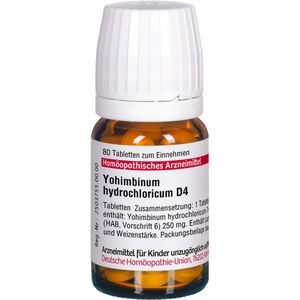 YOHIMBINUM HYDROCHLORICUM D 4 Tablete