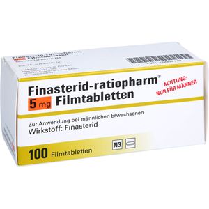 FINASTERID ratiopharm 5 mg Filmtabletten