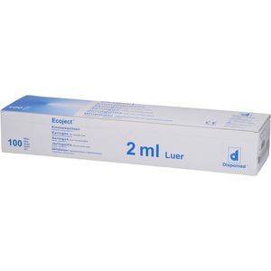 EINMALSPRITZE 2 ml Luer Ecoject