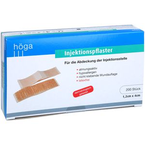 INJEKTIONSPFLASTER hypoallergen 1,2x4 cm