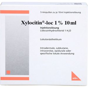 XYLOCITIN Loc 1% 10 ml Ampullen