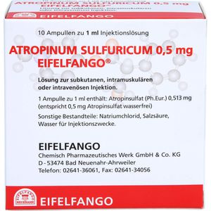 ATROPINUM SULFURICUM 0,5 mg Injektionslösung