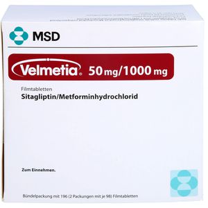 VELMETIA 50 mg/1000 mg Filmtabletten