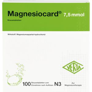 MAGNESIOCARD 7,5 mmol Brausetabletten