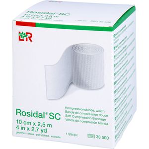 ROSIDAL SC Kompressionsbinde weich 10 cmx2,5 m