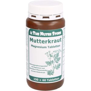Mutterkraut Magnesium Tabletten 150 St Unterstützung Nervensystem Migräne Stressresistenz Muskelkrämpfen Vitamine und Mineralstoffe