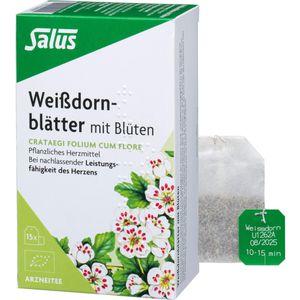 WEISSDORNBLÄTTER m.Blüten Arzneitee Bio Salus Fbtl