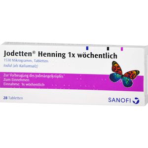 JODETTEN Henning 1x wöchentlich Tabletten