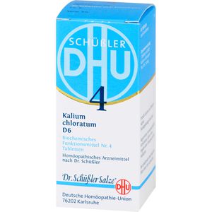 Biochemie Dhu 4 Kalium chloratum D 6 Tabletten 80 St