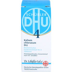 Biochemie Dhu 4 Kalium chloratum D 12 Tabletten 80 St
