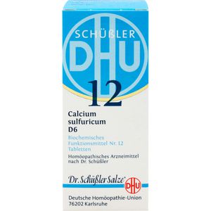 Biochemie Dhu 12 Calcium sulfuricum D 6 Tabletten 80 St 80 St