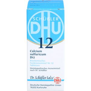 BIOCHEMIE DHU 12 Calcium sulfuricum D 12 Tabletten