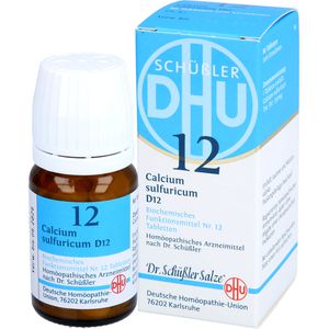 BIOCHEMIE DHU 12 Calcium sulfuricum D 12 Tabletten