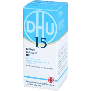 BIOCHEMIE DHU 15 Kalium jodatum D 12 Tabletten