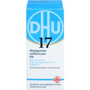 Biochemie Dhu 17 Manganum sulfuricum D 6 Tabletten 80 St