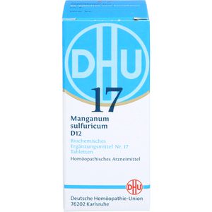 Biochemie Dhu 17 Manganum sulfuricum D 12 Tabl. 80 St