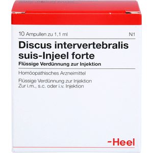 DISCUS INTERVERTEBRALIS suis Injeel forte Ampullen