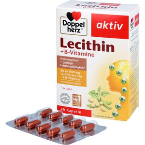 DOPPELHERZ Lecithin+B-Vitamine Kapseln