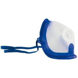 MICRODROP RF7 Maske Erwachsene blau transparent