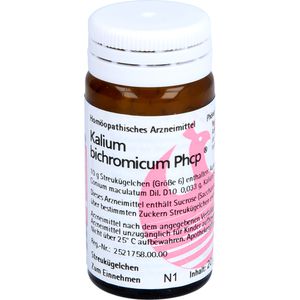 KALIUM BICHROMICUM PHCP Globuli