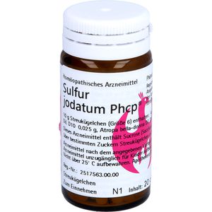 Sulfur Jodatum Phcp Globuli 20 g 20 g